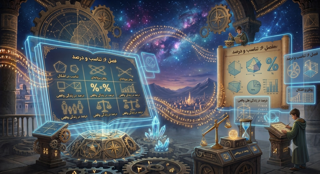 آموزش تصویری فصل 6 ریاضی ششم