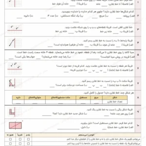 پیش‌نمایش کاربرگ صفحه ۱۰۴ ریاضی پنجم از بستهٔ فصل چهارم