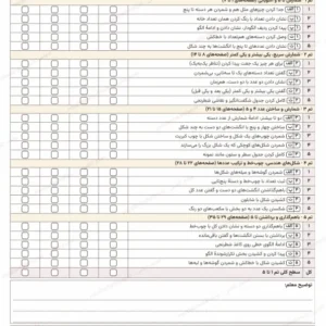پیش‌نمایش کارنامهٔ توصیفی تم ۱ تا ۵ ریاضی اول